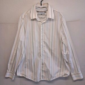 Tommy Bahama Denim Men's XL Long Sleeve Multi Color Striped Shirt